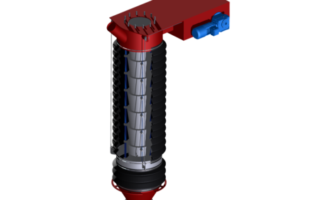 Loading spout for tank truck