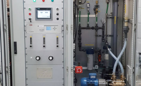 Système de prélèvement et d’analyse des gaz à l’entrée de four AGO2